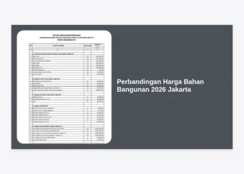 Perbandingan Harga Bahan Bangunan 2026 Jakarta: Panduan Lengkap Estimasi Biaya Konstruksi