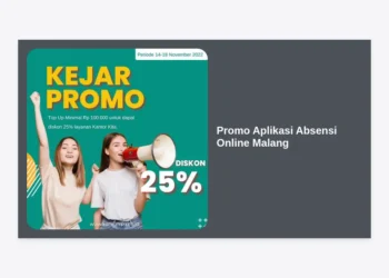 Promo Aplikasi Absensi Online Malang: Solusi Efisiensi Bisnis dan Manajemen Karyawan Modern