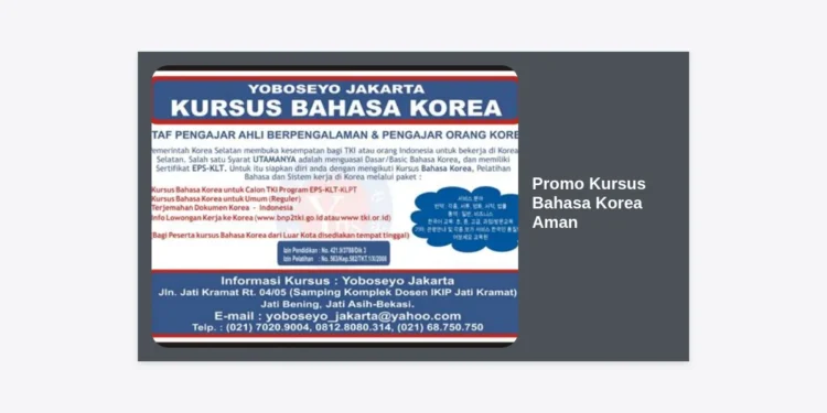 Promo Kursus Bahasa Korea Aman: Panduan Lengkap Belajar Hangul & Info Beasiswa 2024