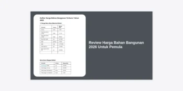 Review Harga Bahan Bangunan 2026 Untuk Pemula: Panduan Lengkap & Estimasi Biaya